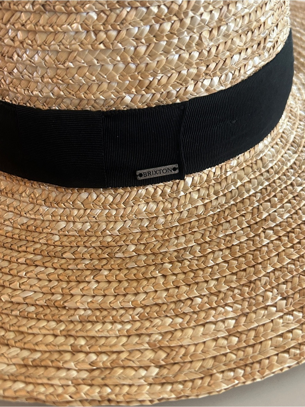 Brixton Joanna Hat in Honey size large - Picture 8 of 9